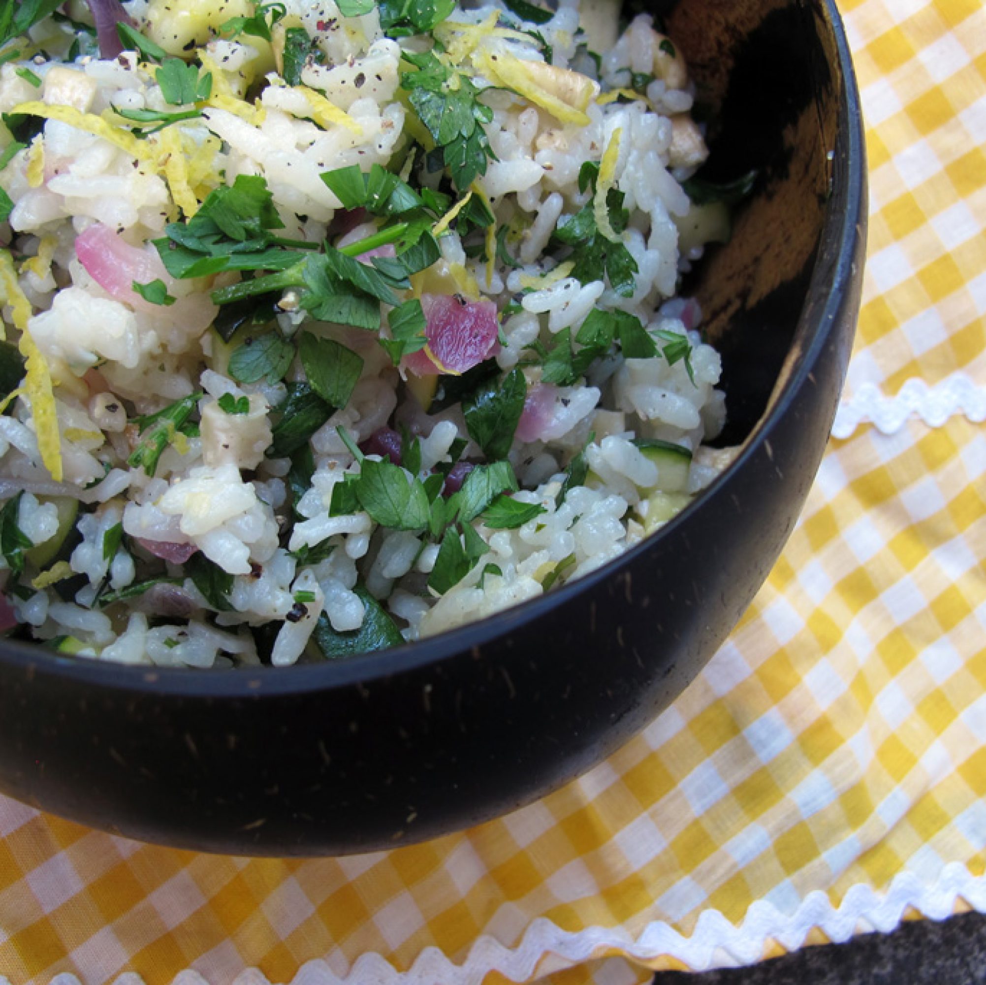 Zucchini and Lemon Arborio Rice