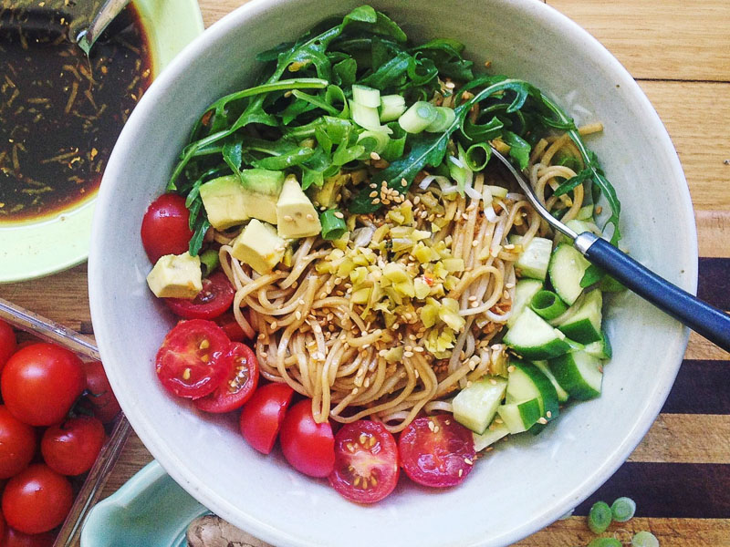 Soba salad for all seasons - CERES Fair Food