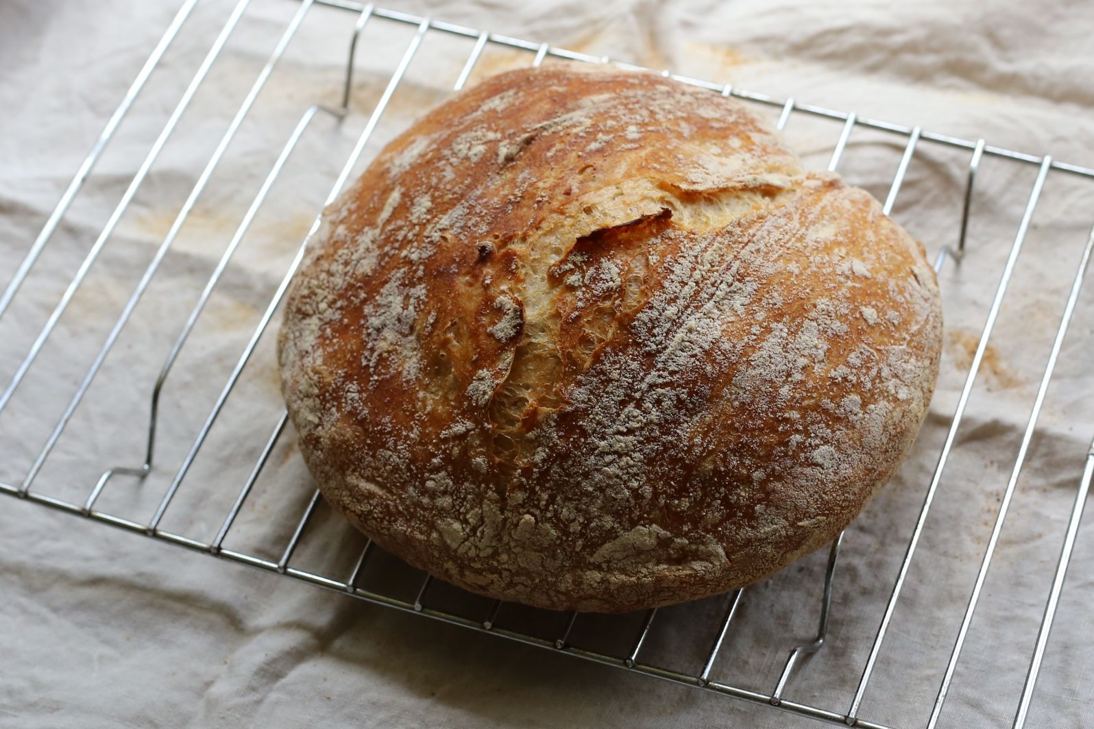 Long Ferment, No Knead Bread - CERES Fair Food