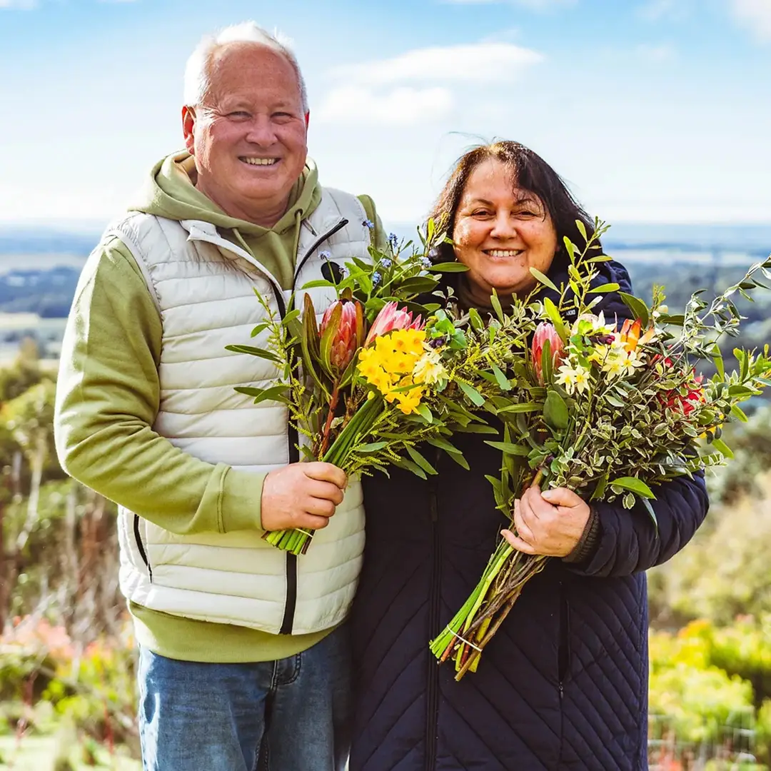 302 Flower Farm, Gisborne, Anna and Ray