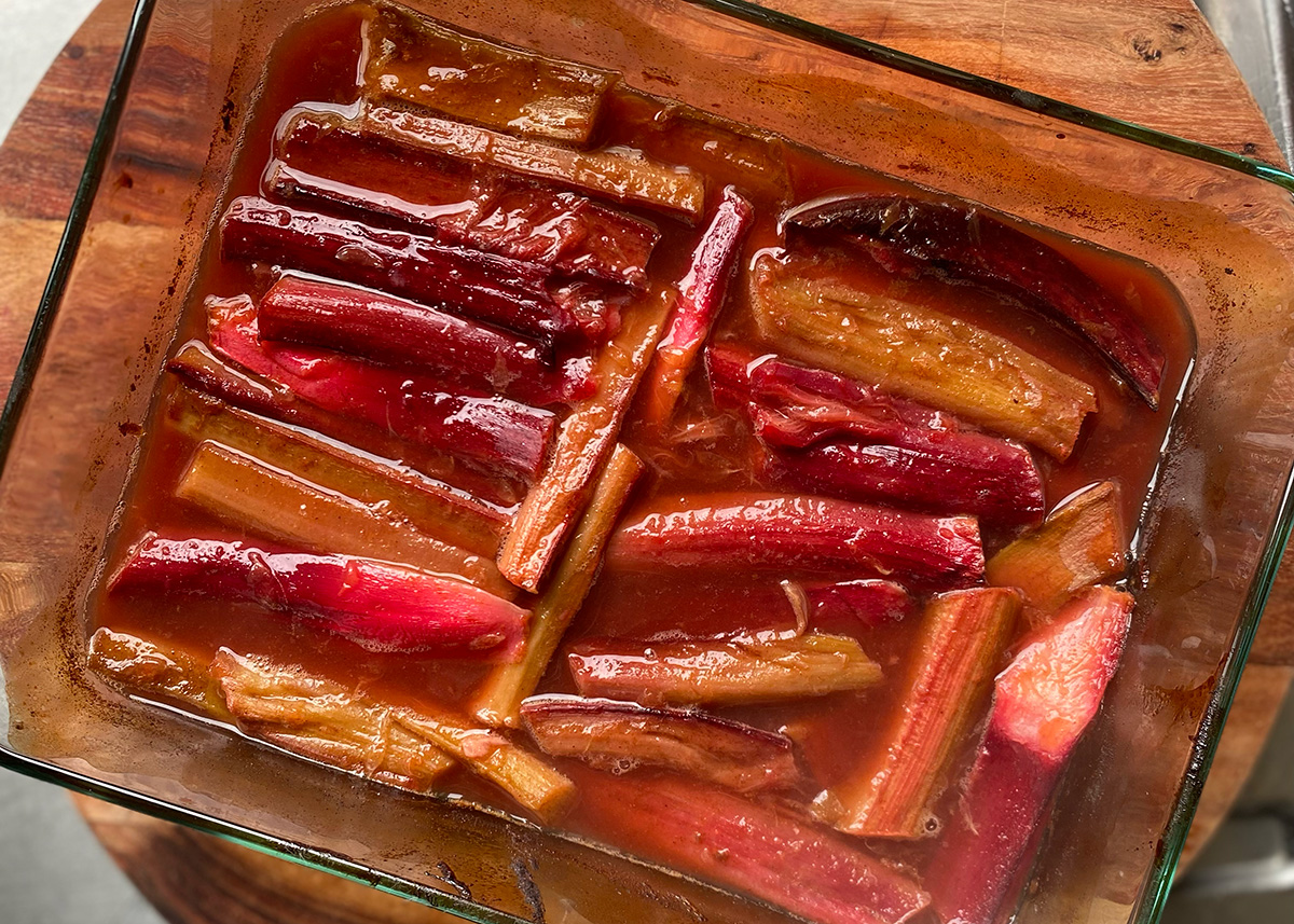 Baked Rhubarb