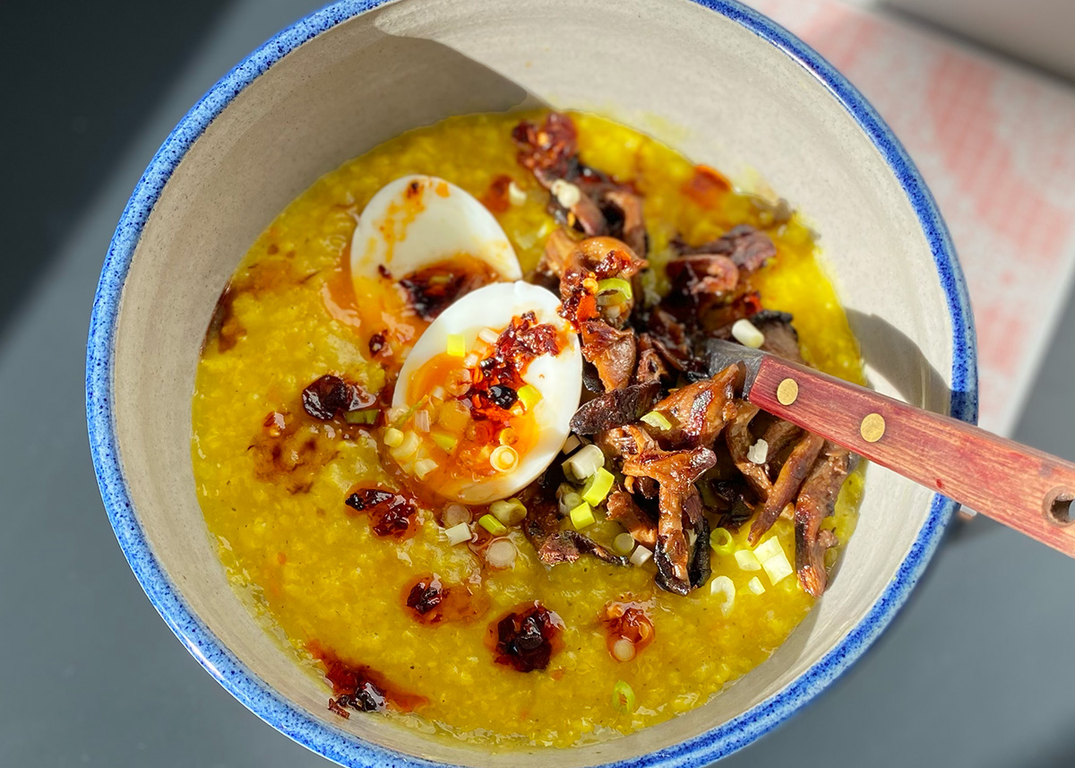 Turmeric and Ginger Congee