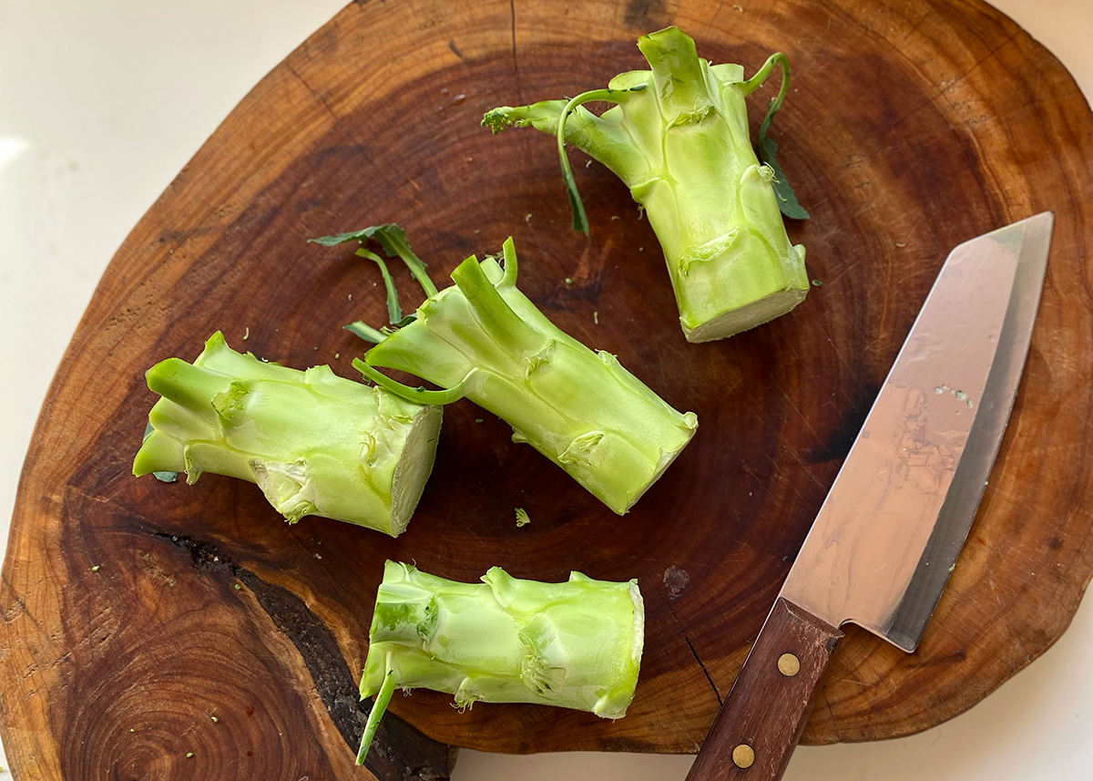 Broccoli Stem Fritters