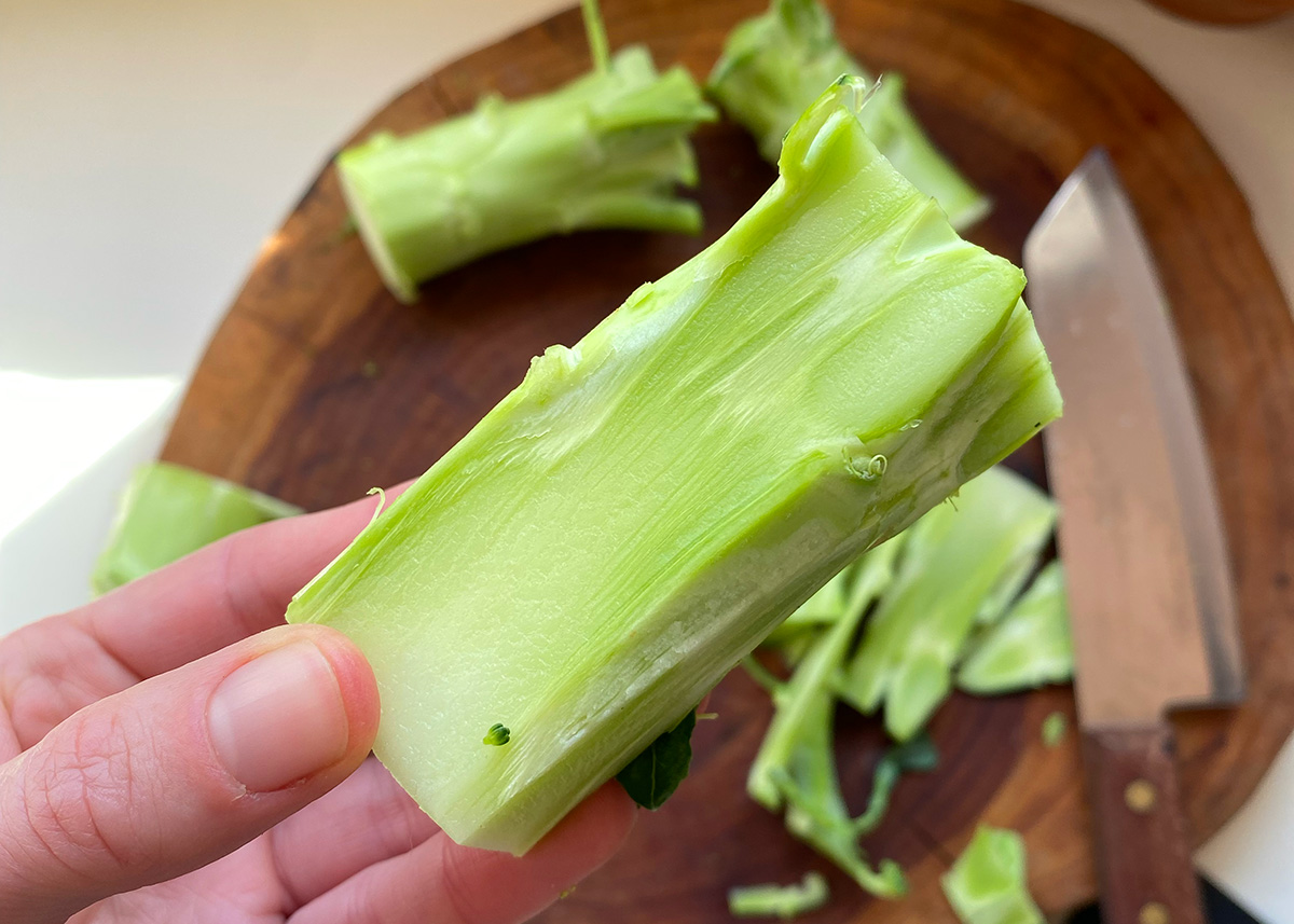 Broccoli Stem Fritters