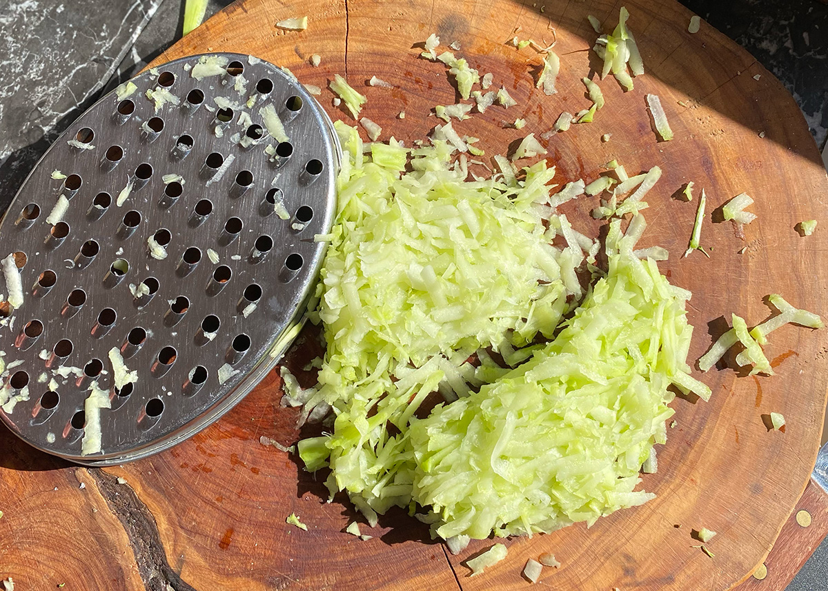 Broccoli Stem Fritters