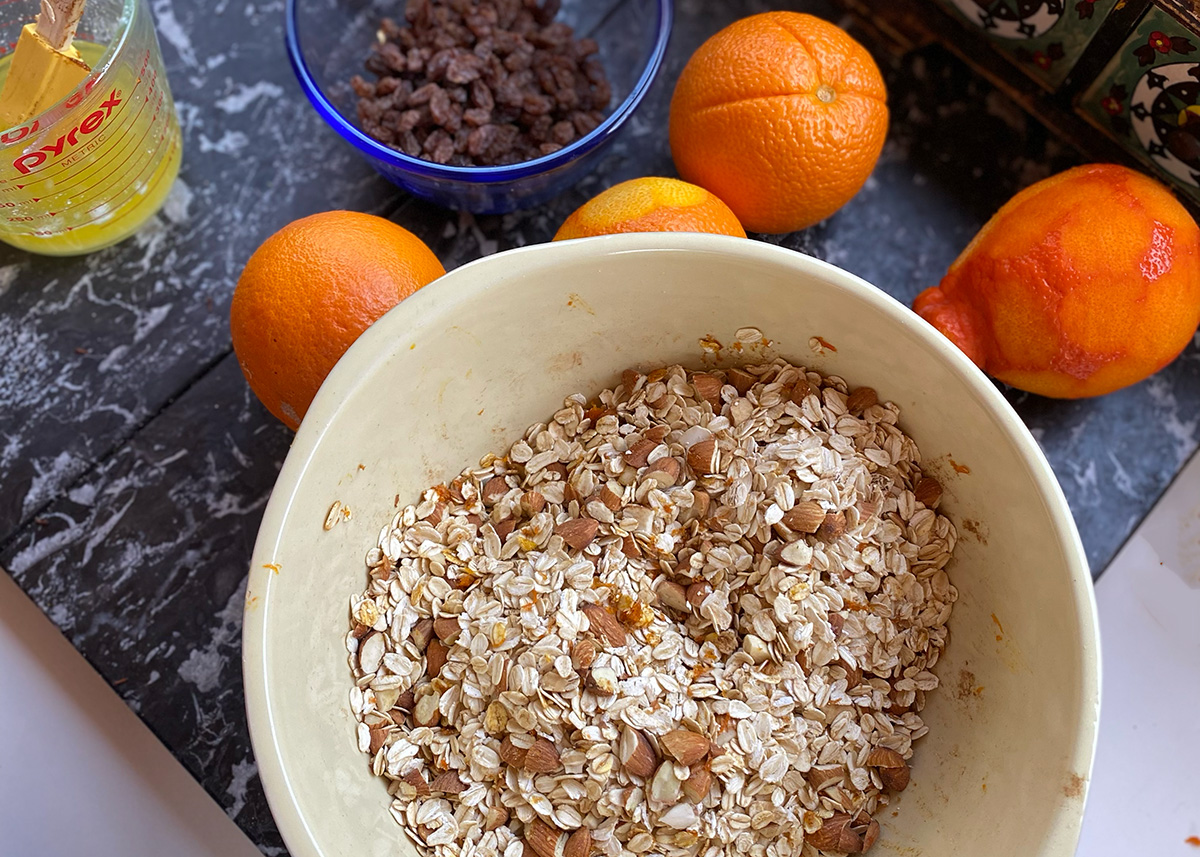 Orange and Almond Granola