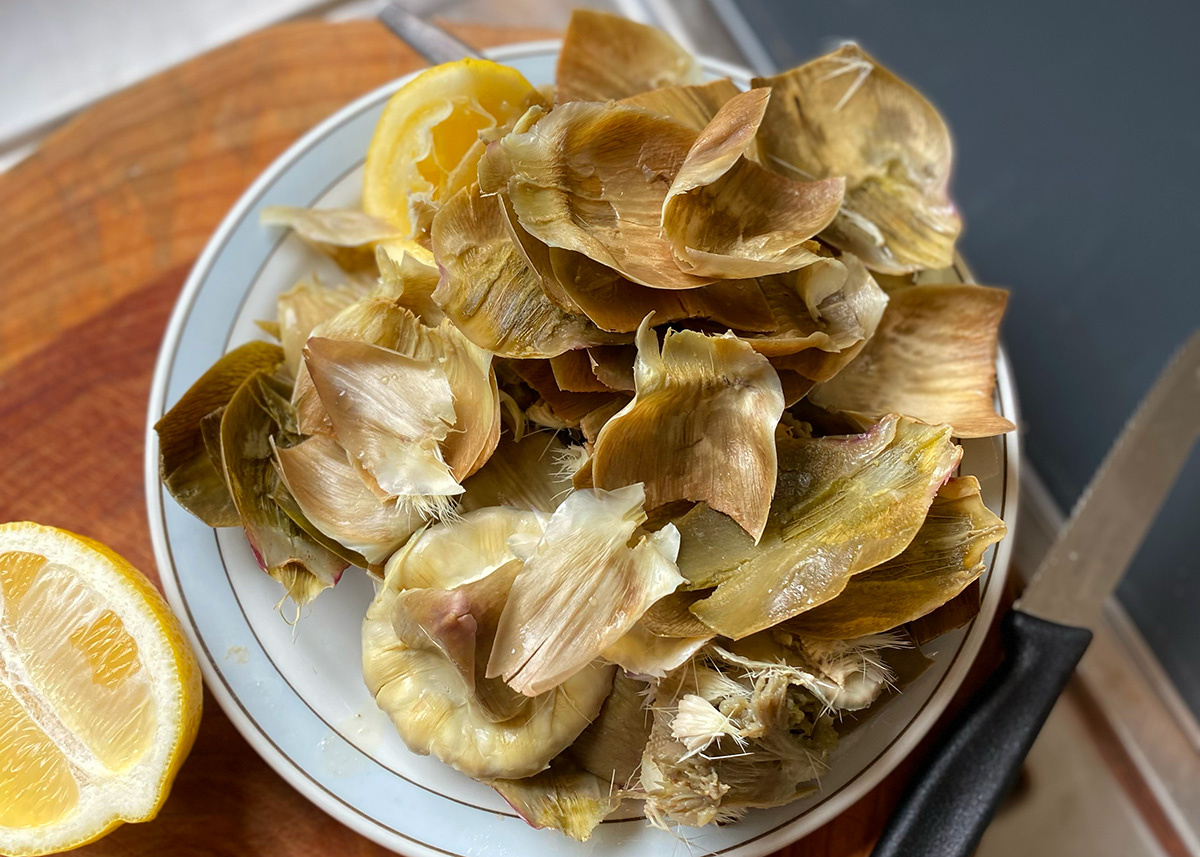 Steamed Globe Artichokes 