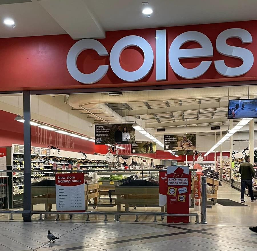 Coles store front