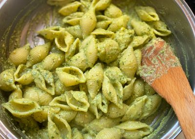 Carrot top pesto