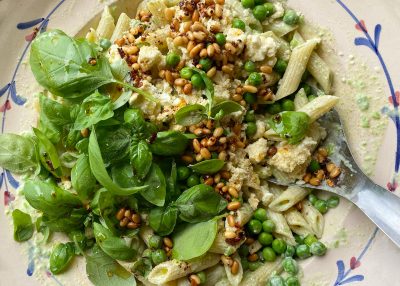 Summer pea pasta