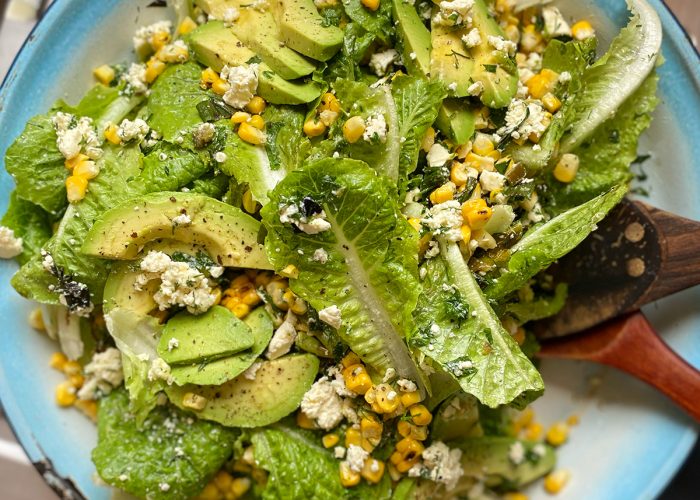 Grilled corn salad with avo and feta 1