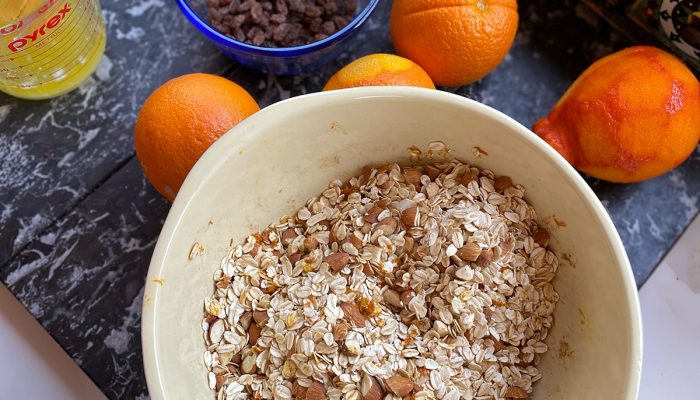 Orange and Almond Granola - Edible gift ideas