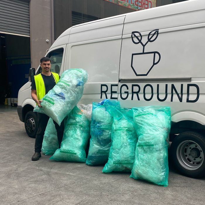 Reground soft plastics recycling